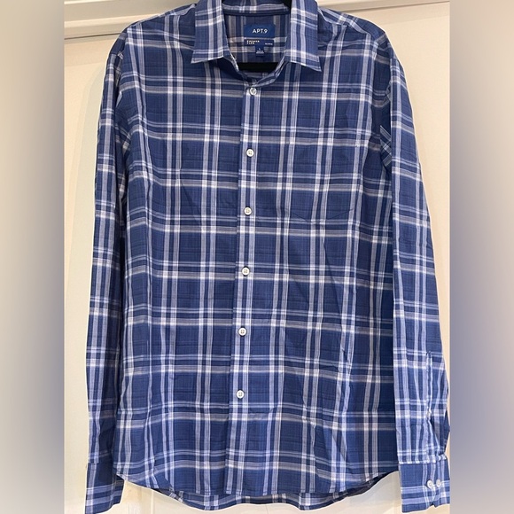Apt. 9 Other - Apt. 9 Men’s button down long sleeve dress shirt No iron, size L